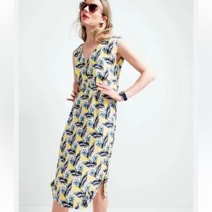 J Crew 100% Silk Floral Dress